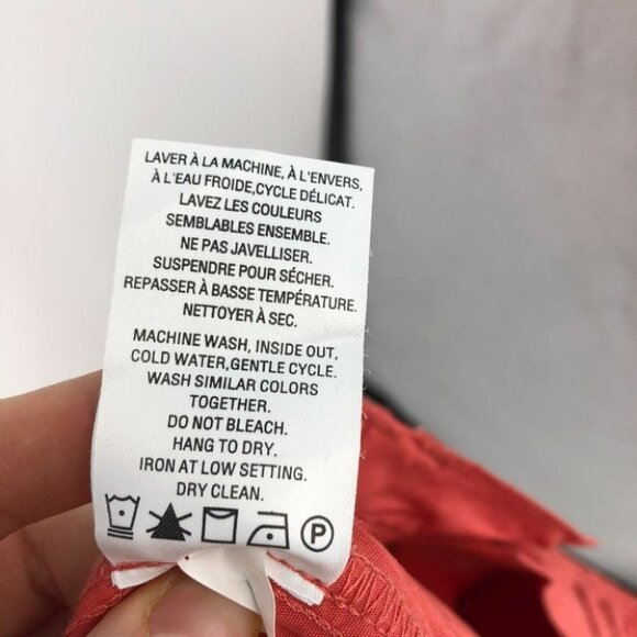 NWT Reitmans coral Capri pants pockets size 10 - Picture 4 of 13